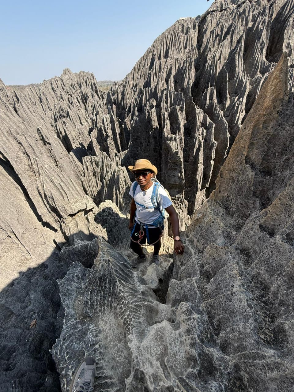 Tsingy de Bemaraha limestone pinnacles, Madagascar
